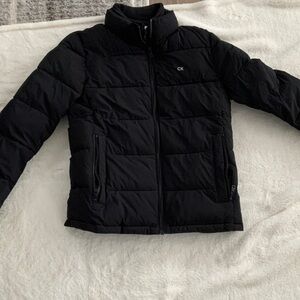Calvin Klein Collection Black Puffer Jacket